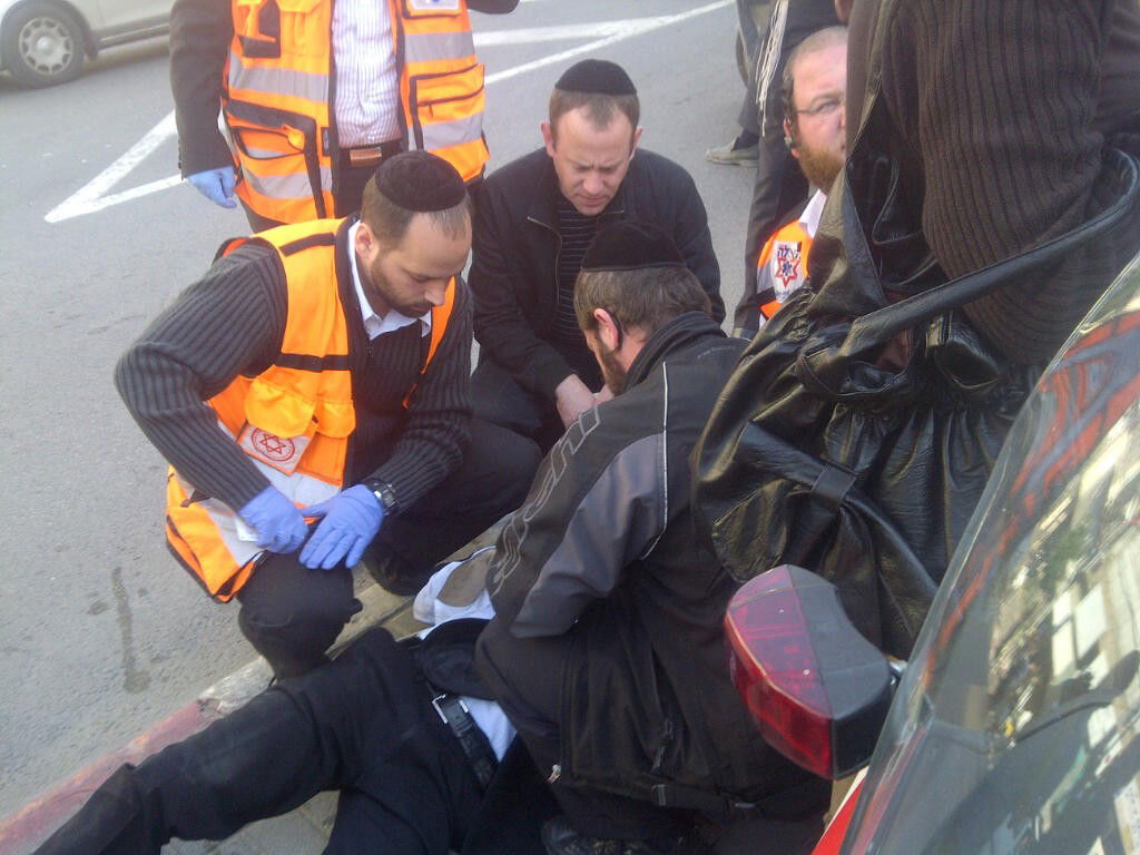 תאונה בבני-ברק: הולך רגל נפצע בינוני