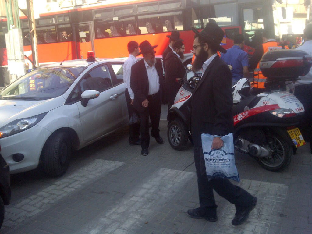 תאונה בבני-ברק: הולך רגל נפצע בינוני