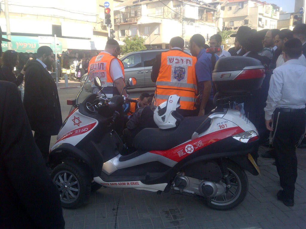 תאונה בבני-ברק: הולך רגל נפצע בינוני