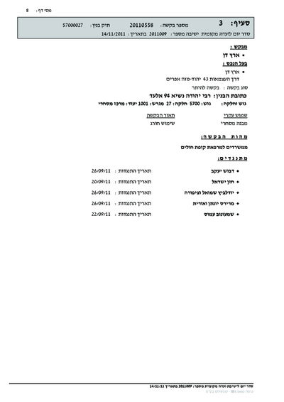 הבקשה לדיון מונחת על סדר היום