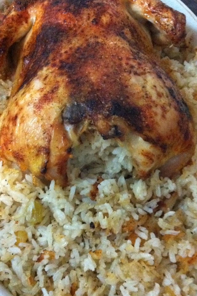 מתכון לעוף ממולא באורז ותבלינים