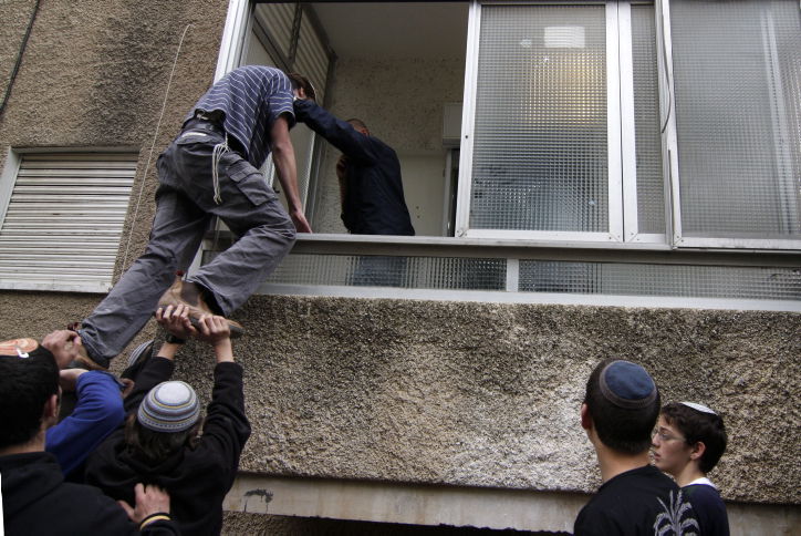 עימות בירושלים: פעילי ימין נגד המשטרה