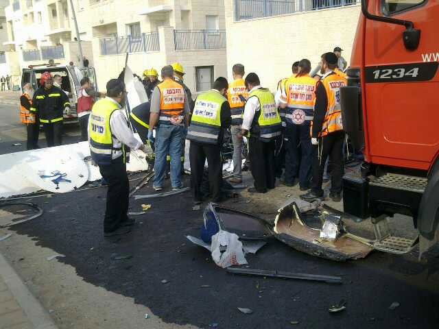 "בנס לא היו ילדים בזירת ההתרסקות"