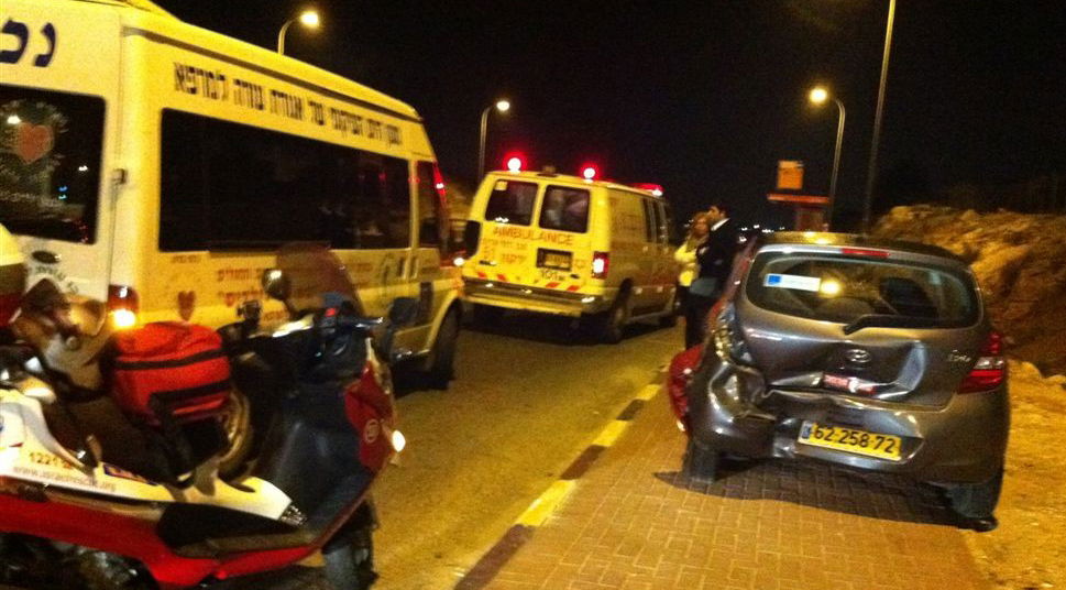בצאת השבת: תאונה ביציאה מאלעד
