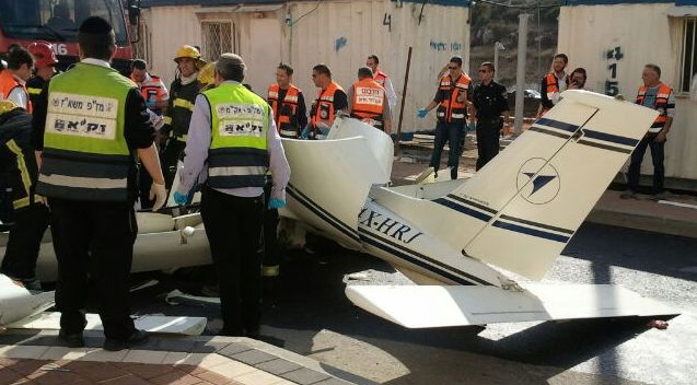 "בנס לא היו ילדים בזירת ההתרסקות"