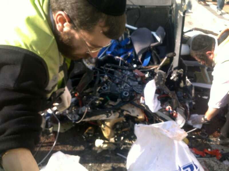 "בנס לא היו ילדים בזירת ההתרסקות"