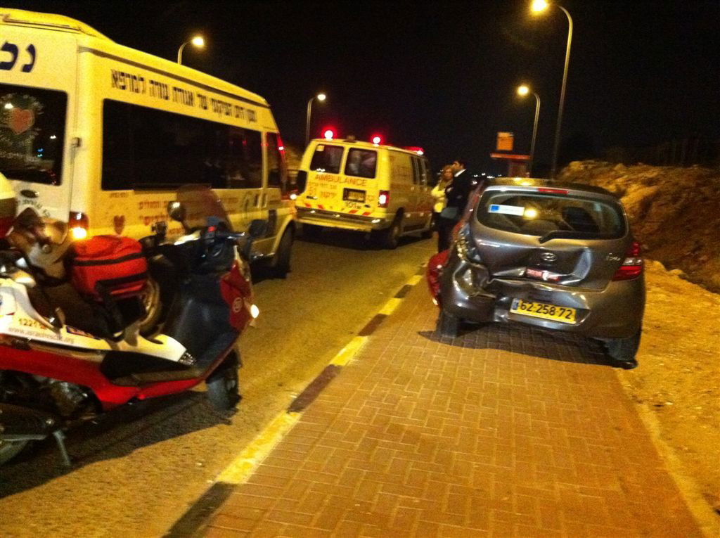 בצאת השבת: תאונה ביציאה מאלעד