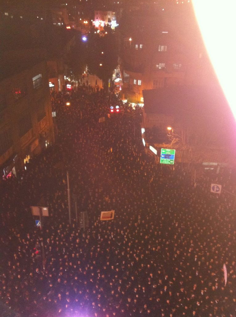ההפקעה במירון: אלפים זעקו בירושלים