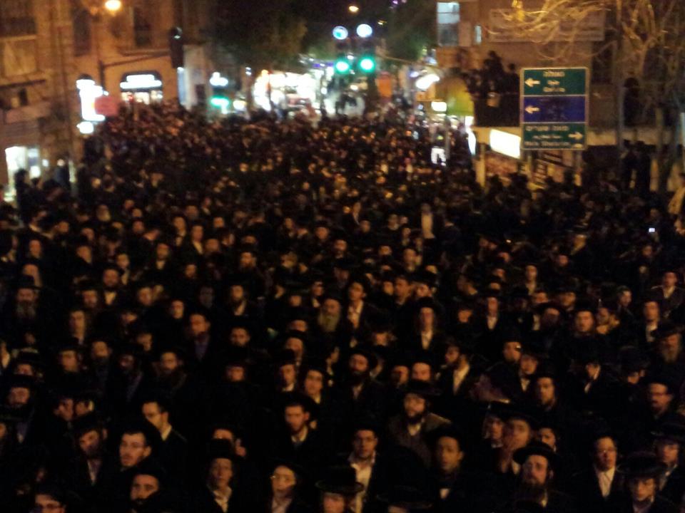 ההפקעה במירון: אלפים זעקו בירושלים