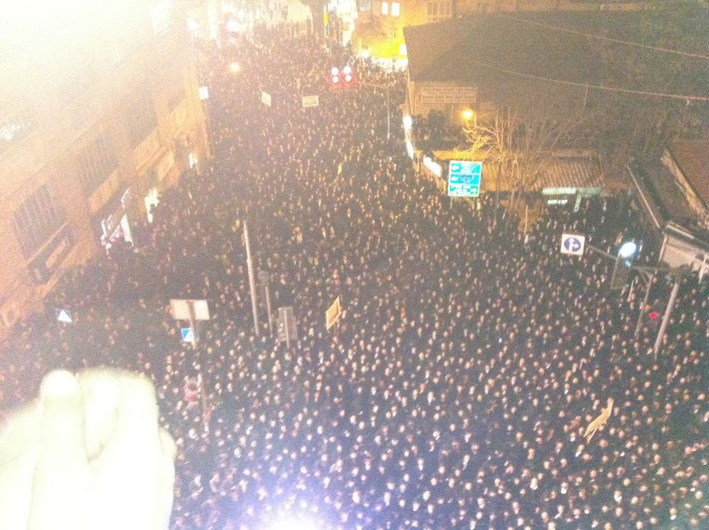 ההפקעה במירון: אלפים זעקו בירושלים