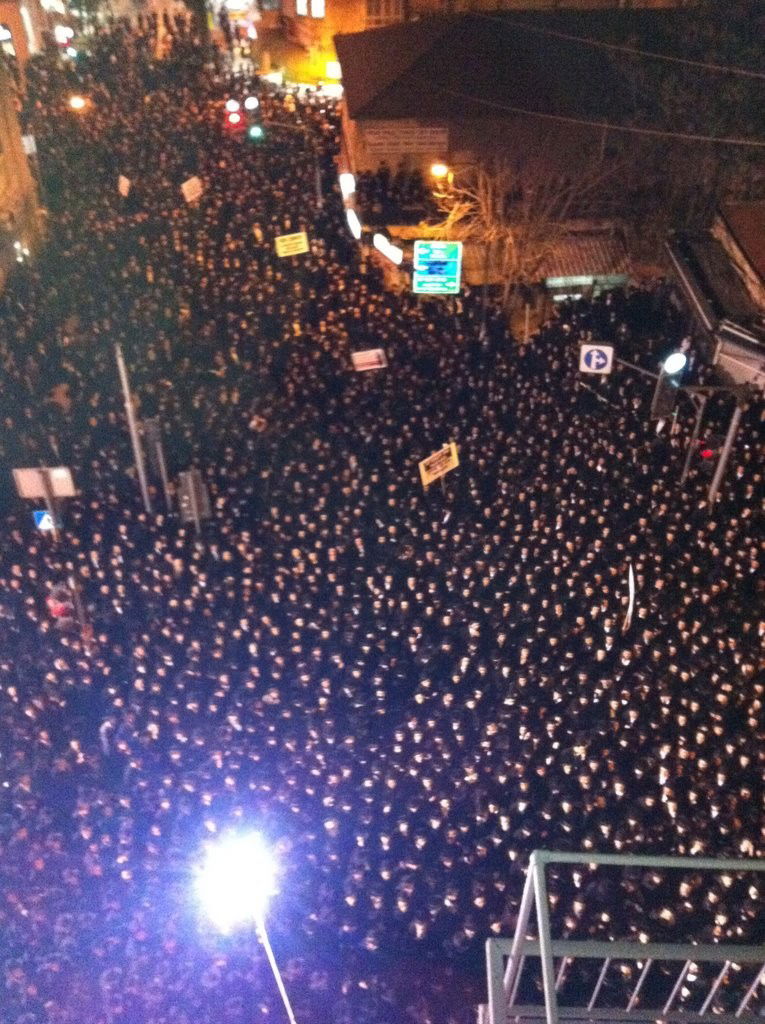 ההפקעה במירון: אלפים זעקו בירושלים