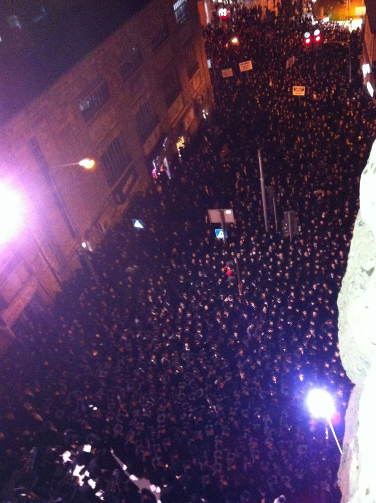 ההפקעה במירון: אלפים זעקו בירושלים