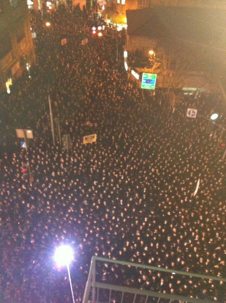 ההפקעה במירון: אלפים זעקו בירושלים
