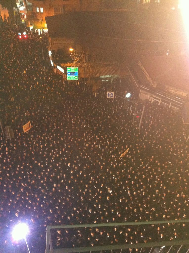 ההפקעה במירון: אלפים זעקו בירושלים