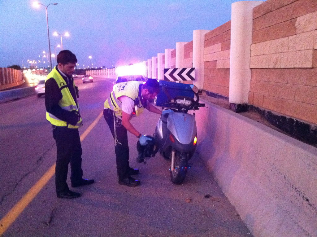 אסון בכביש 40: חרדי רוכב קטנוע נהרג בתאונת דרכים