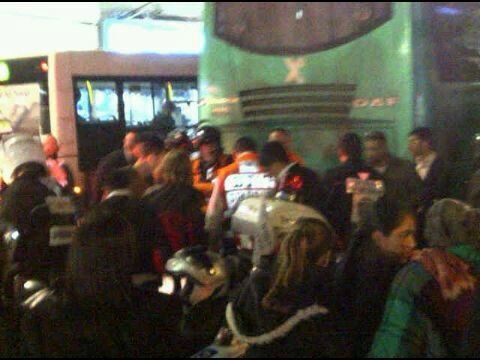 זירת התאונה