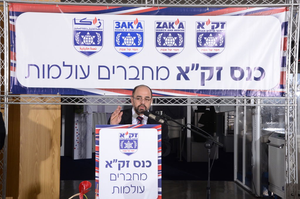 מנהיג גרמני-נוצרי באירוע של זק"א: "תודה שאתם סובלים אותנו"