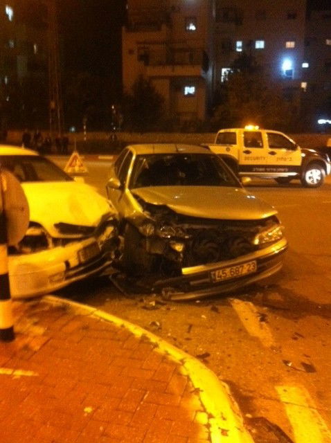 5 נפצעו קל בתאונת דרכים באשדוד