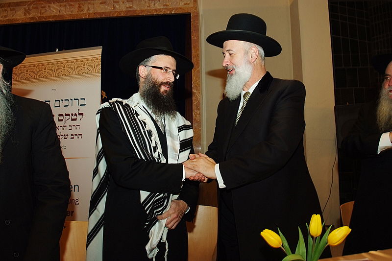 שליח הרבי מליובאוויטש הוכתר לרבה של המבורג