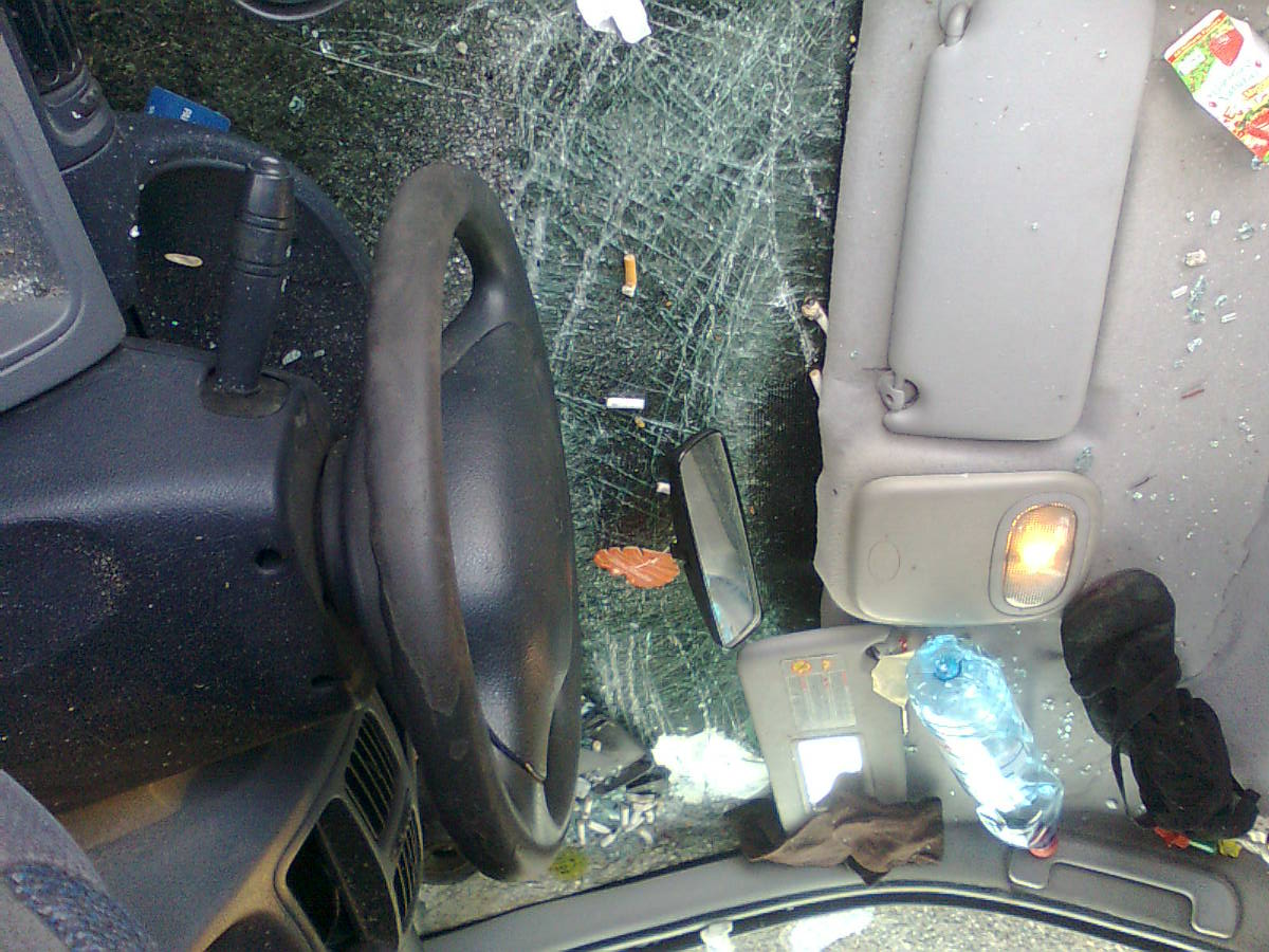 תאונה קשה: אוטובוס התנגש ברכב