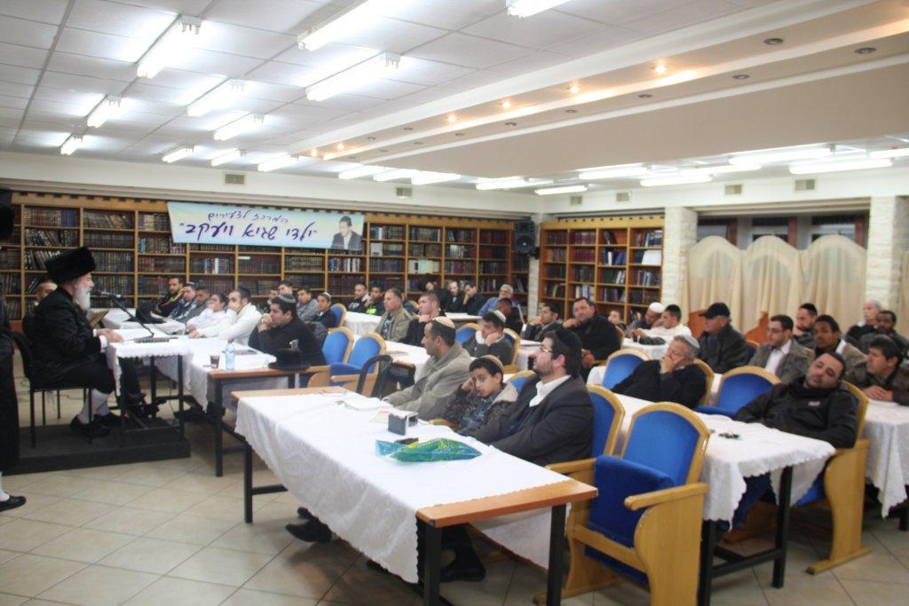 האדמו"ר מאשלג נשא דברי חיזוק באשדוד