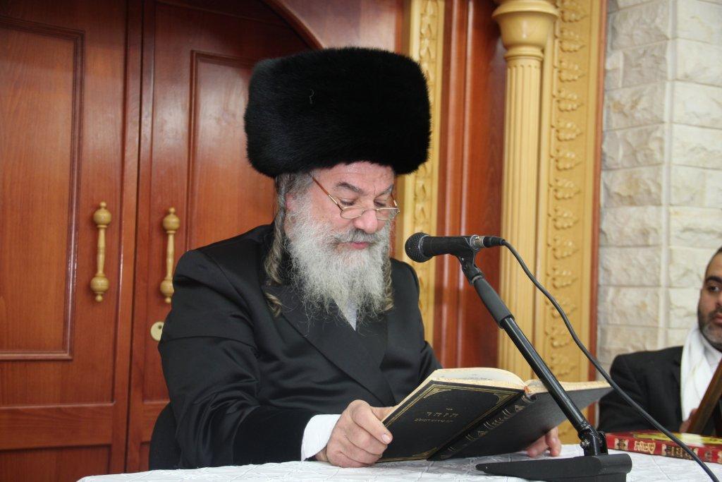 האדמו"ר מאשלג נשא דברי חיזוק באשדוד