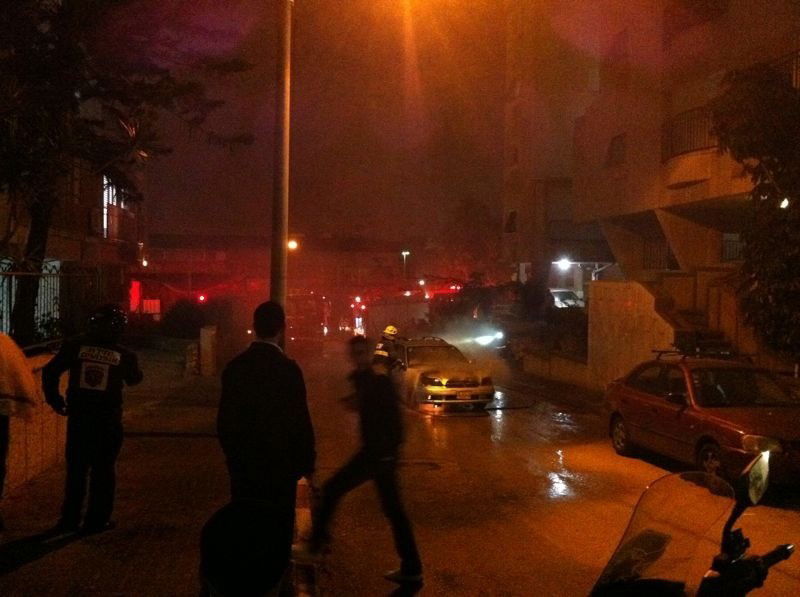בני-ברק: רכב עלה בלהבות, אין נפגעים