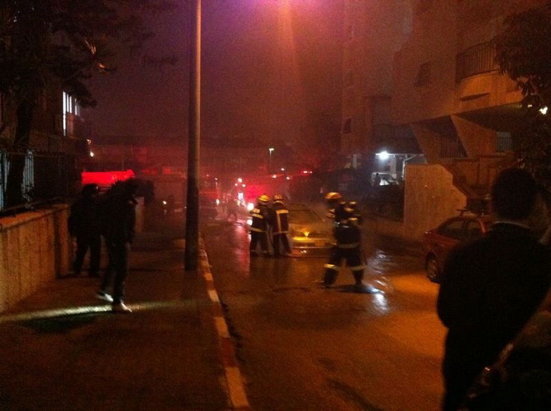 בני-ברק: רכב עלה בלהבות, אין נפגעים