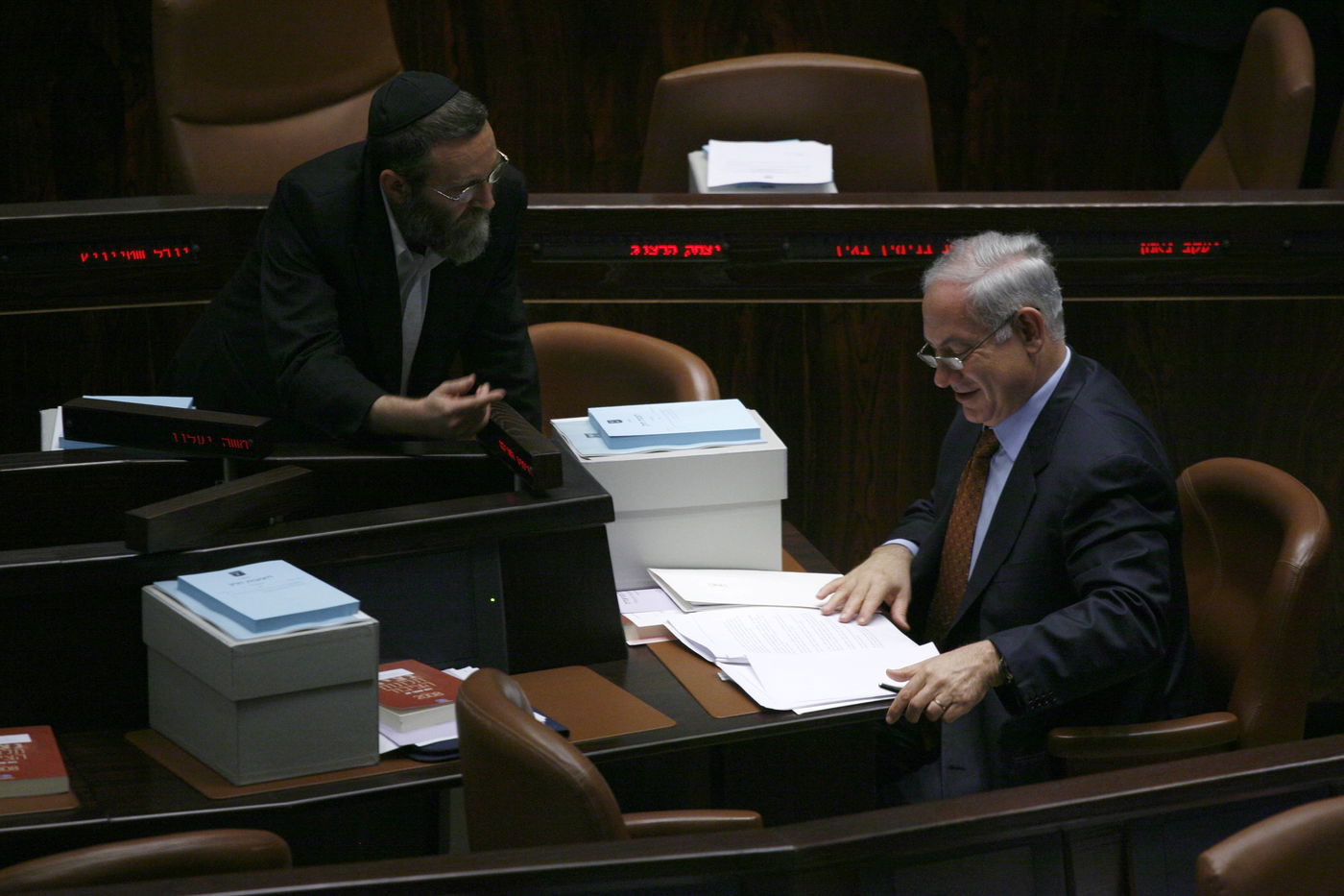 גפני עם נתניהו