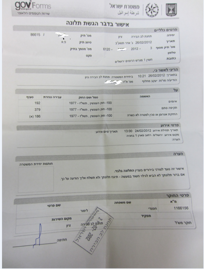 פקח עיריית ירושלים שלף סכין ואיים על אברך: "אדקור אותך"