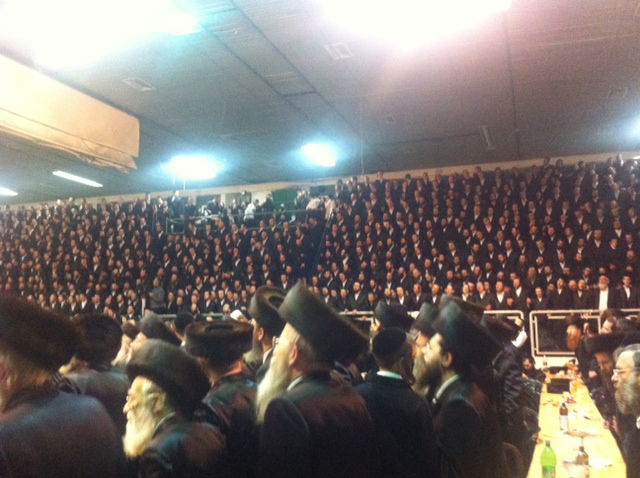 תמונות: חתונת נכד האדמו"ר מסלונים