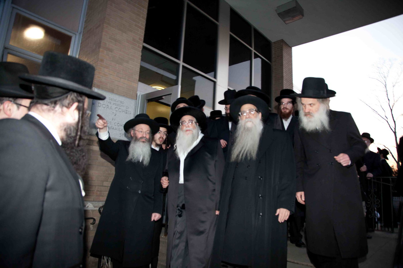 תיעוד; האדמו"ר מצאנז בביקור היסטורי בעיירת לייקווד