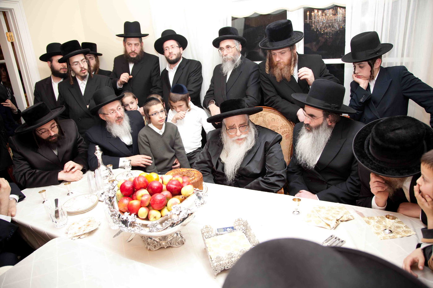 תיעוד; האדמו"ר מצאנז בביקור היסטורי בעיירת לייקווד