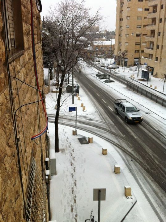 שלג בירושלים: גלריית תמונות מרהיבות של גולשי כיכר השבת