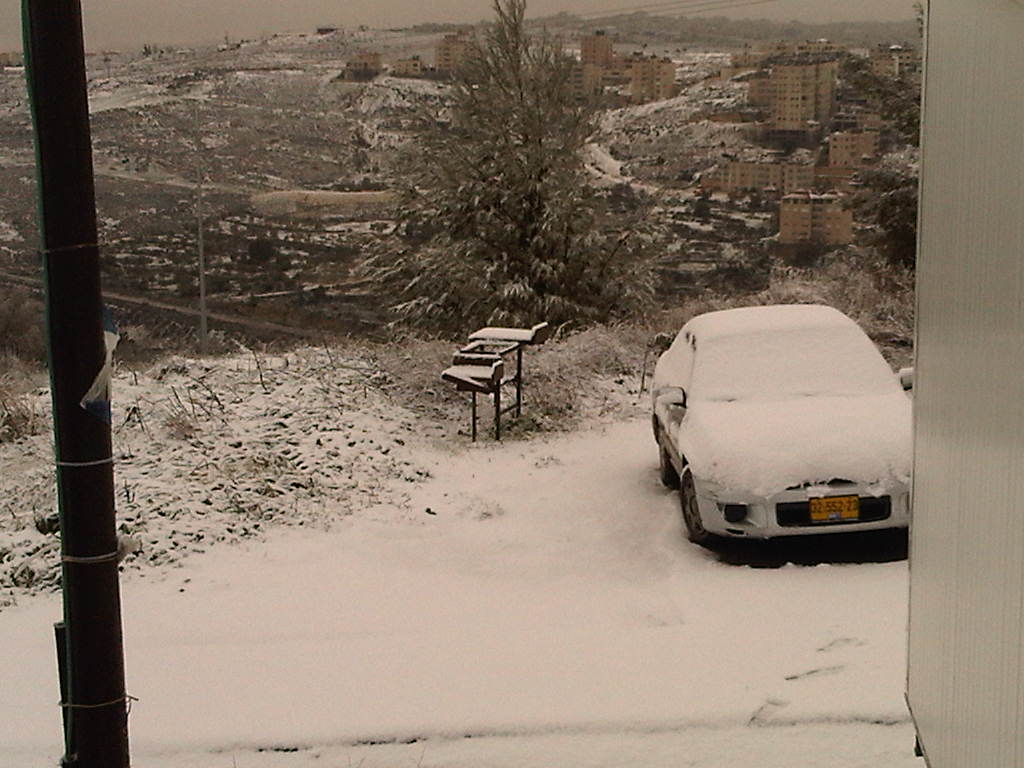 שלג בפסגות.