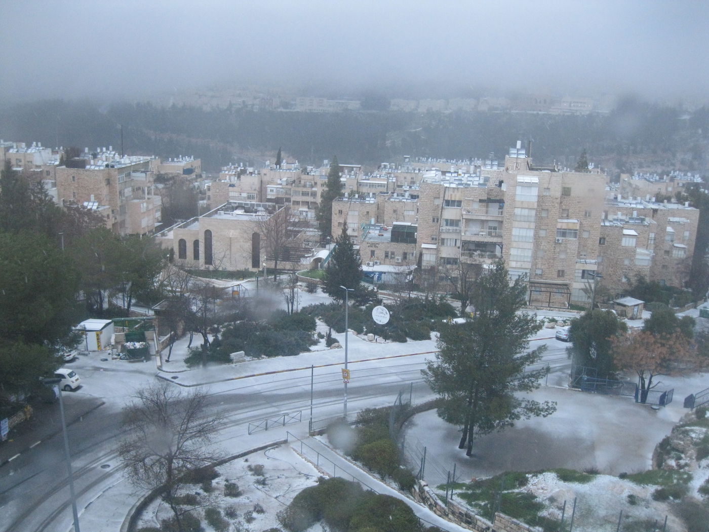 שלג באיזור רמת אשכול מהגולש davidd
