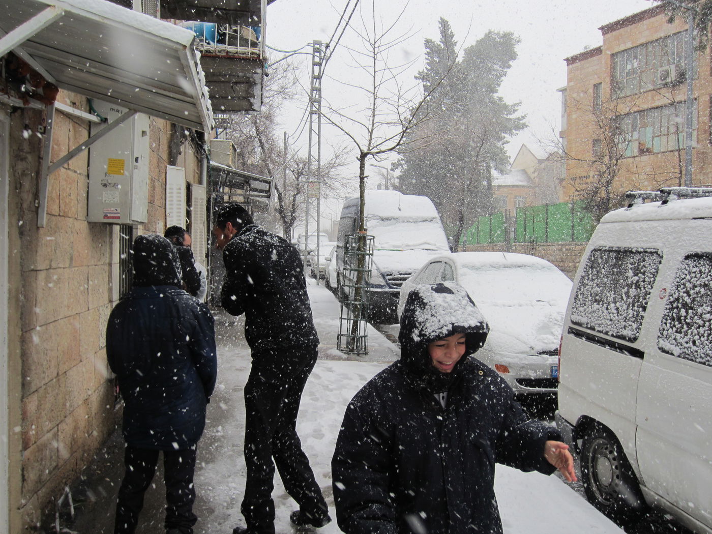 ירושלים מכוסה שלג, הלימודים בעיר הושבתו ● גלריה לבנה