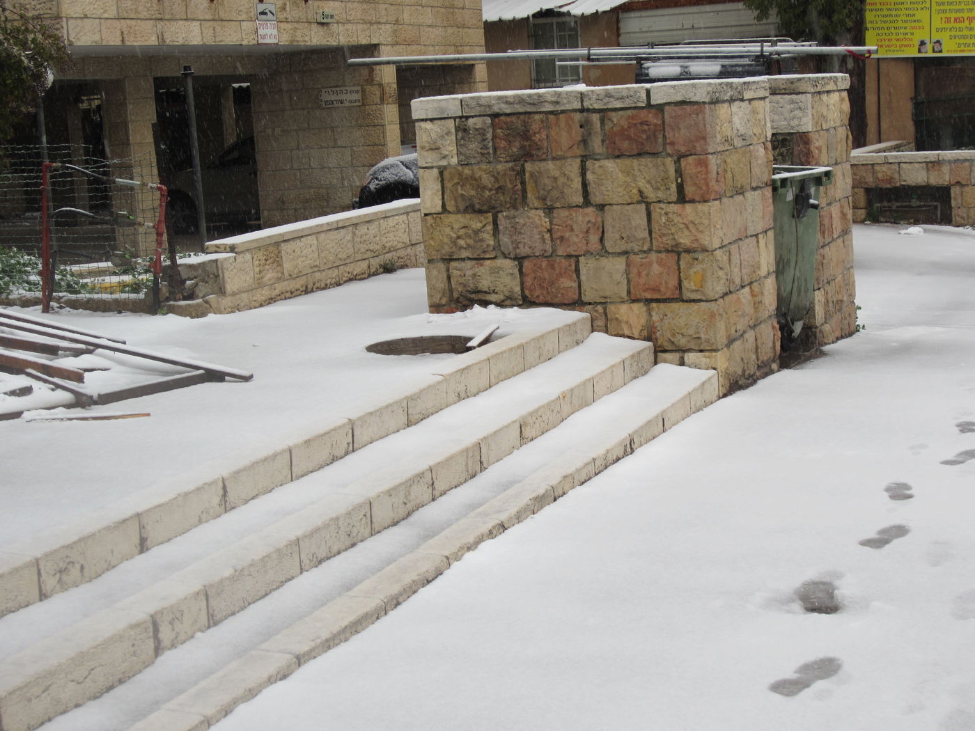 ירושלים מכוסה שלג, הלימודים בעיר הושבתו ● גלריה לבנה