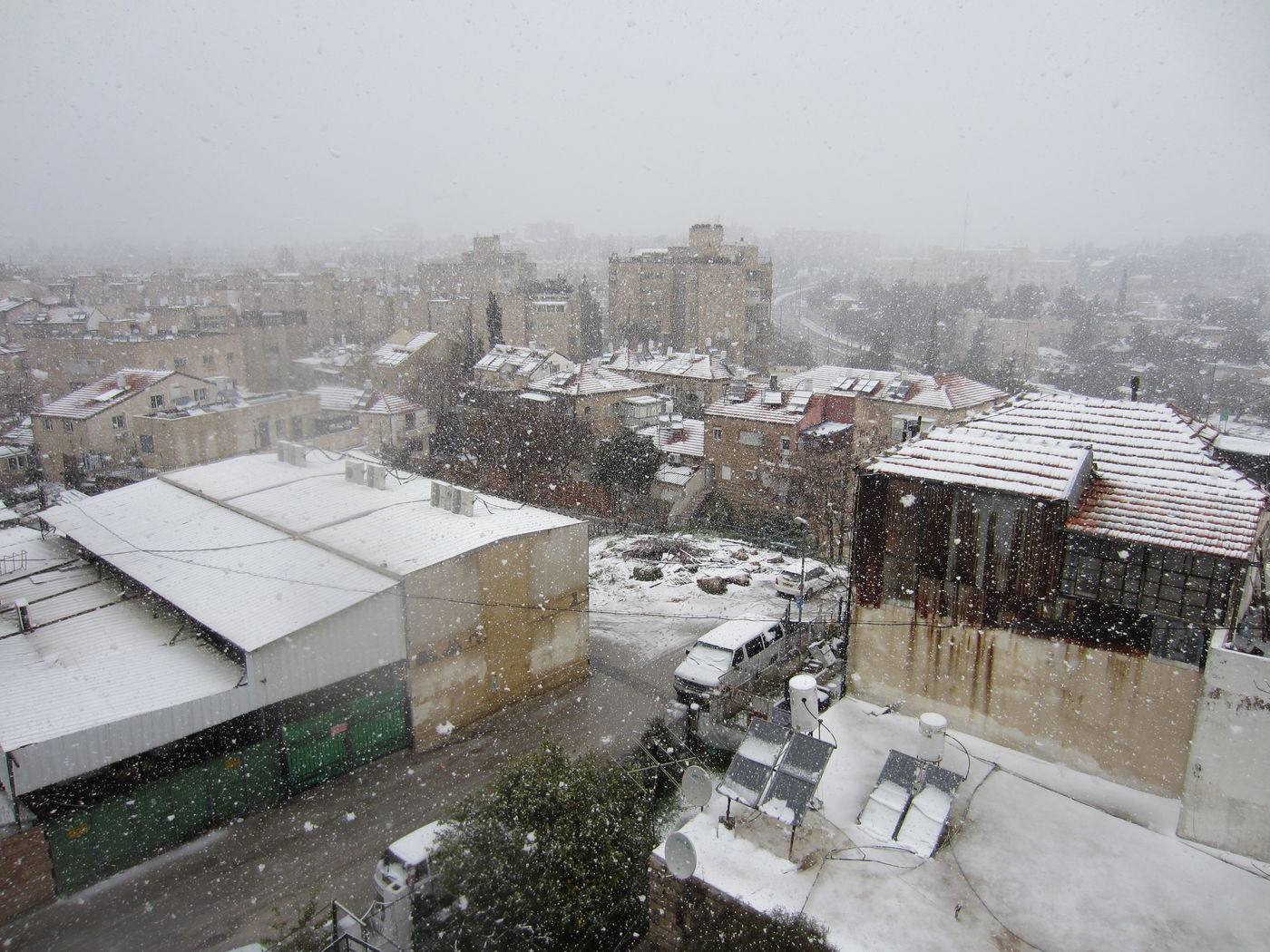 ירושלים מכוסה שלג, הלימודים בעיר הושבתו ● גלריה לבנה