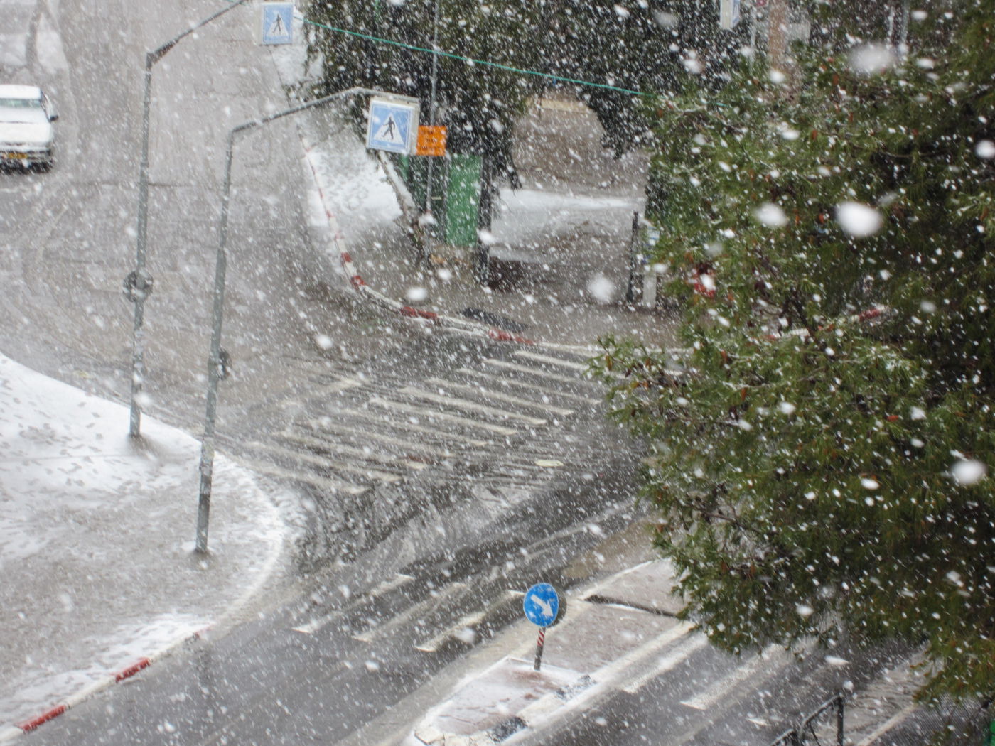 ירושלים מכוסה שלג, הלימודים בעיר הושבתו ● גלריה לבנה