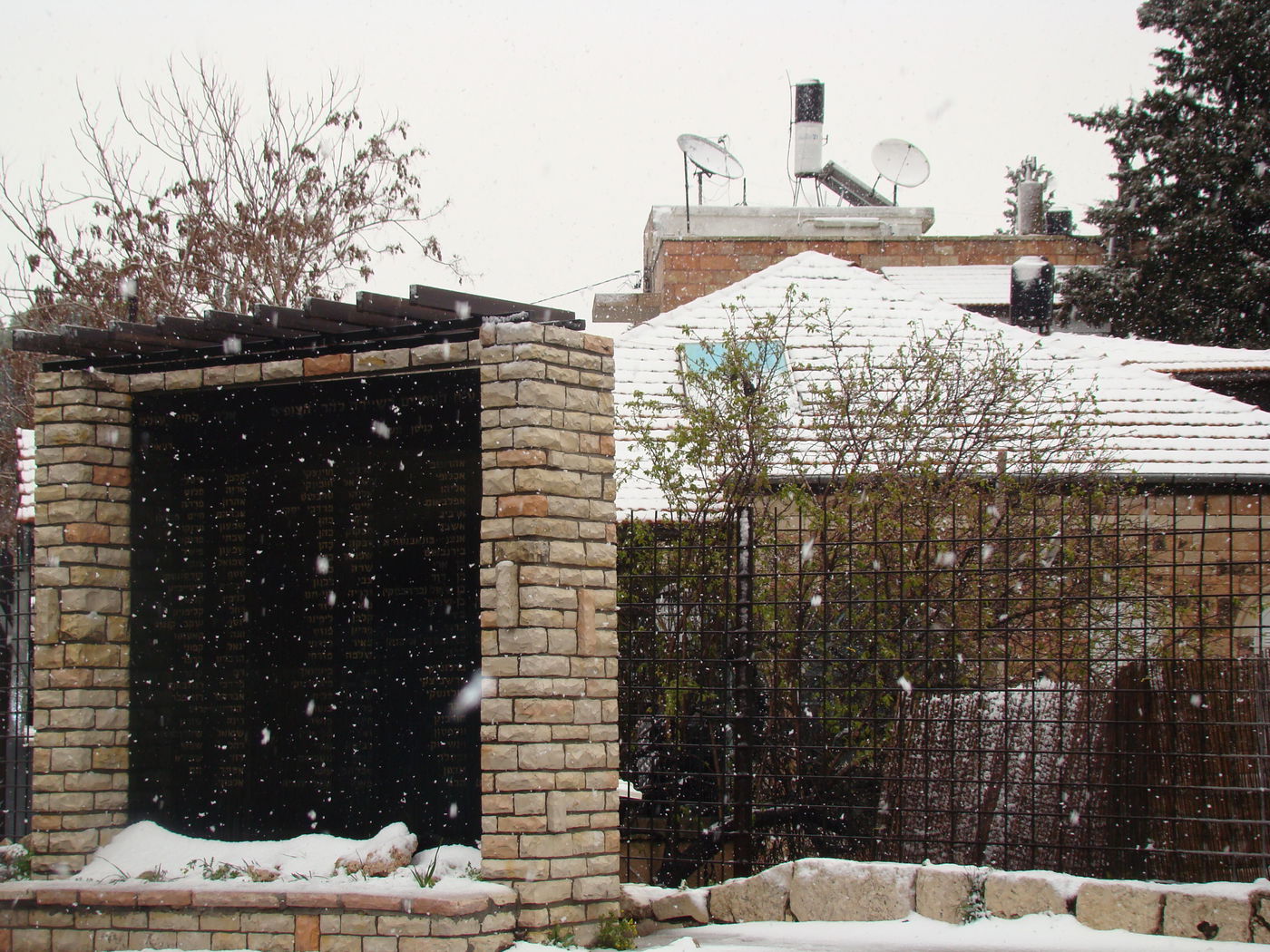 ירושלים מכוסה שלג, הלימודים בעיר הושבתו ● גלריה לבנה