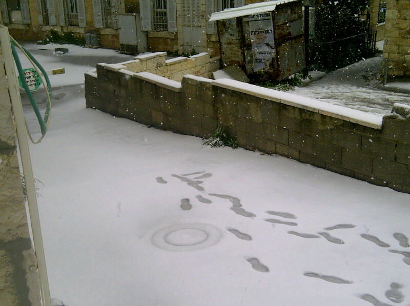 סוף שבוע מושלג: התמונות שלכם