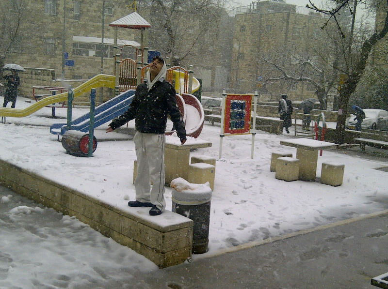 שלג בא רד עלי. צילום: שוקי