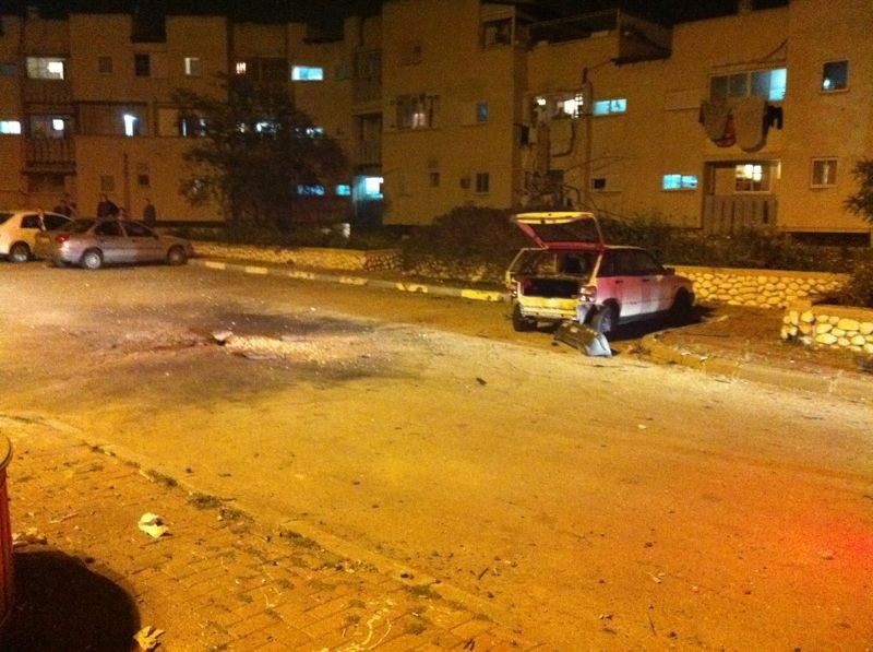 מקום הנפילה בנתיבות, הערב.