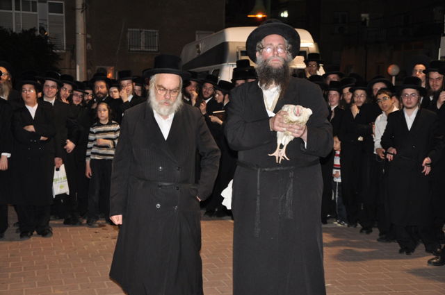 ה'כפרות' האחרון של האדמו"ר מויז'ניץ זצ"ל