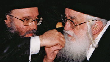 האדמו"רים במהלך המפגש