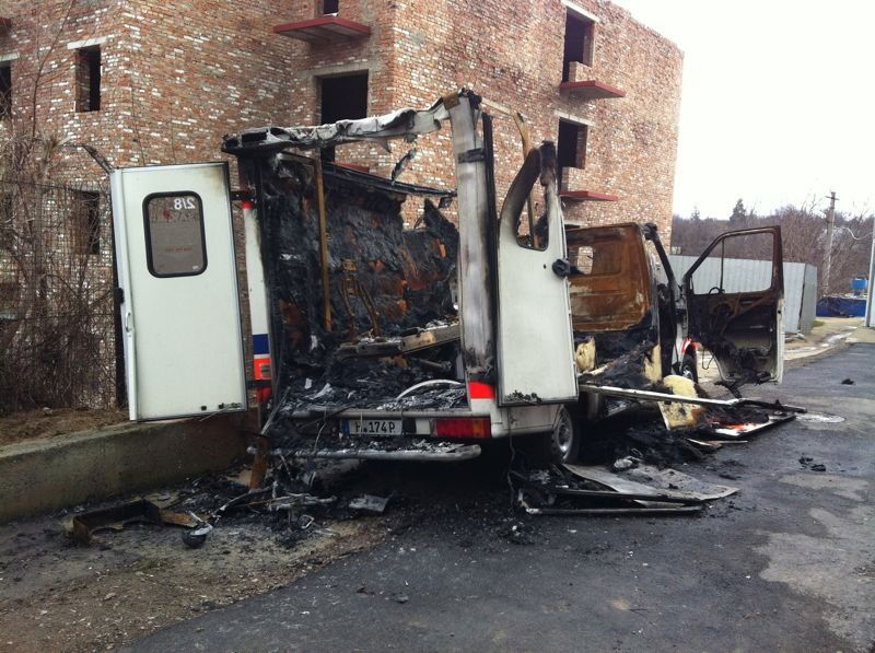 מלחמה על ציונו של רבי נחמן: אמבולנס של ארגון זק"א הוצת