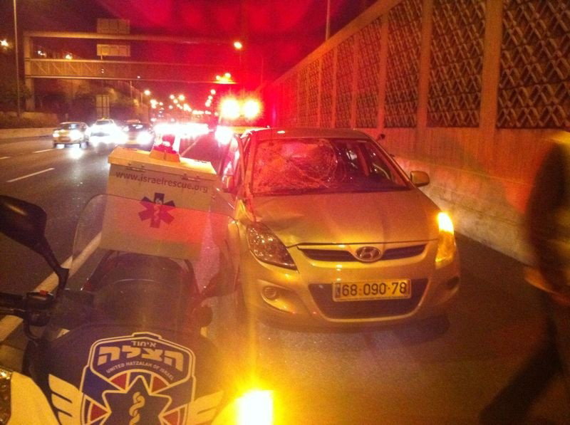 אסון בנתיבי איילון: אדם נפל מגשר ונהרג