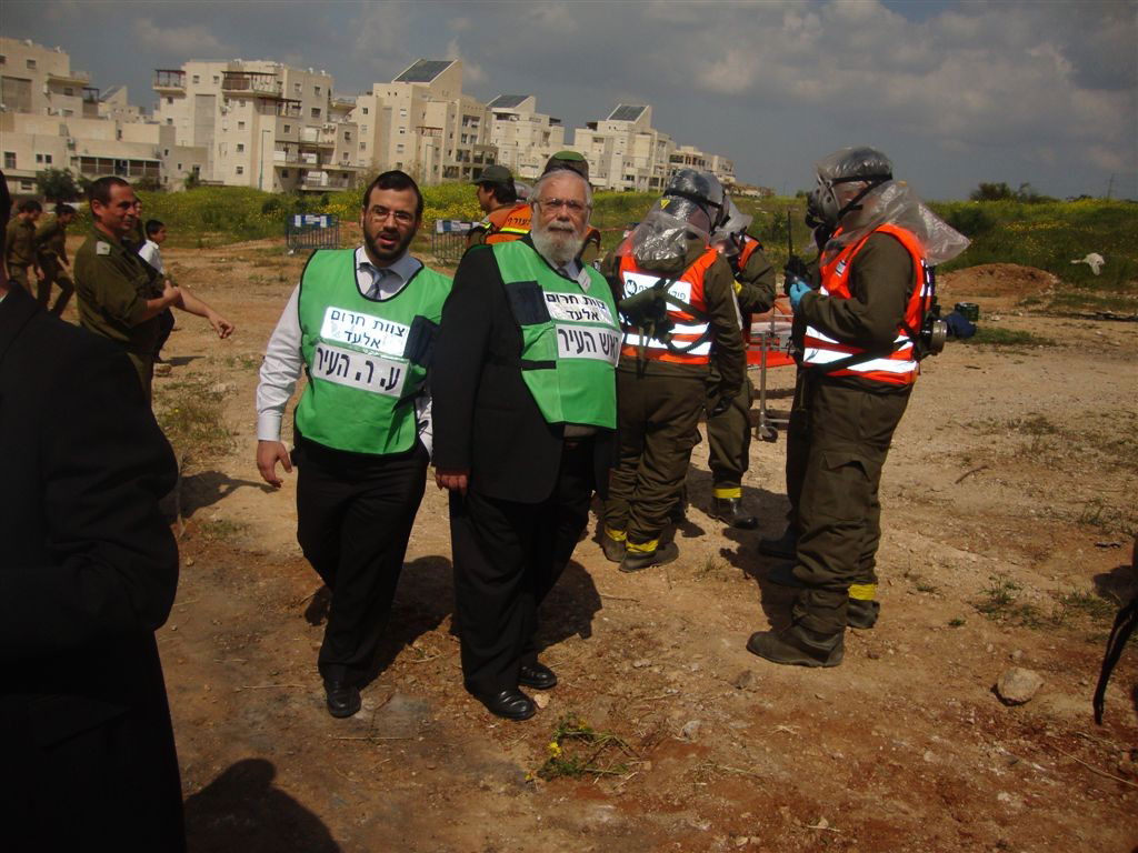 תרגיל באלעד: נפילת טיל כימי