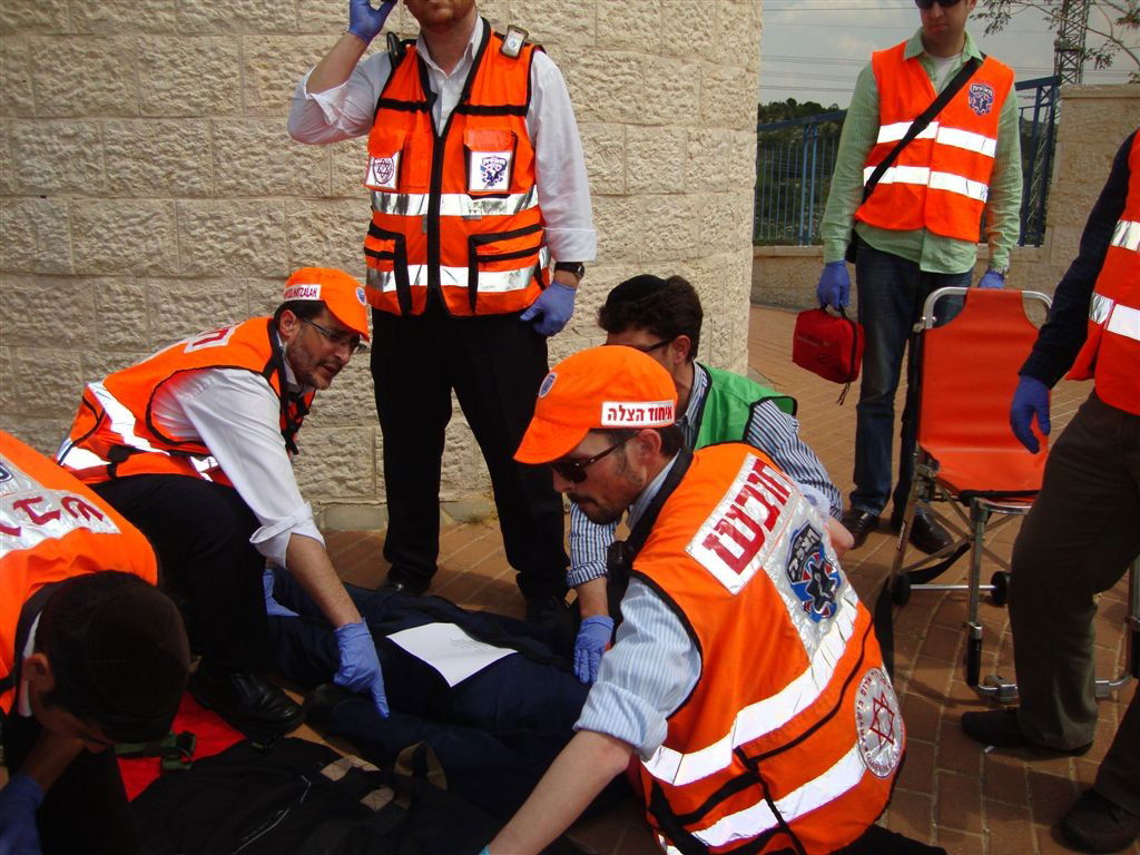 תרגיל באלעד: נפילת טיל כימי